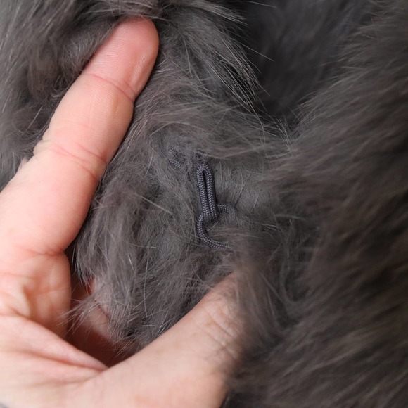 THEORY Hanalee Blue Fox Fur Vest P/S - Picture 5 of 8